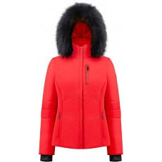 Poivre Blanc Stretch Ski Jacket Scarlet Red