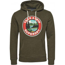 Superdry Vintage Travel Hood Olive Marl