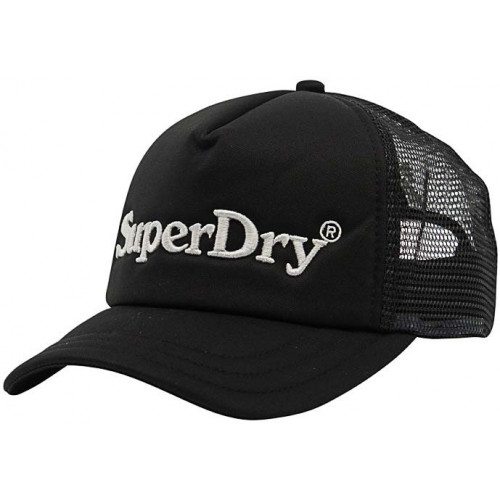 Superdry Vintage Brand Mark Trucker Jet Black