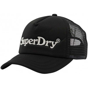 Superdry Vintage Brand Mark Trucker Jet Black