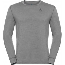 Odlo Tee-Shirt ML Merino Homme Grey Melange