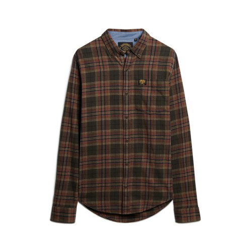 Visuel produit&nbsp;:&nbsp;Superdry Chemise Lumberjack Kaki Cotton Homme