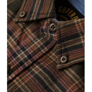 Visuel produit miniature&nbsp;:&nbsp;Superdry Chemise Lumberjack Kaki Cotton Homme