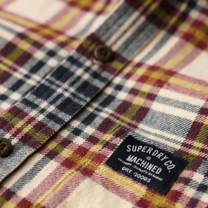 Visuel produit miniature&nbsp;:&nbsp;Superdry Chemise Lumberjack Portland Check White Cotton Homme