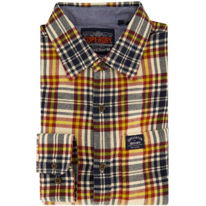 Visuel produit miniature&nbsp;:&nbsp;Superdry Chemise Lumberjack Portland Check White Cotton Homme