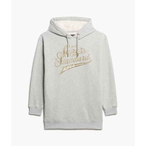 Visuel produit&nbsp;:&nbsp;Superdry Luxe Metallic Logo Hooded Dress