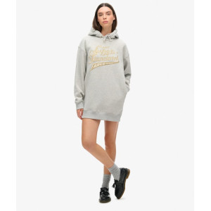 Visuel produit miniature&nbsp;:&nbsp;Superdry Luxe Metallic Logo Hooded Dress