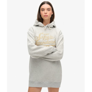 Visuel produit miniature&nbsp;:&nbsp;Superdry Luxe Metallic Logo Hooded Dress