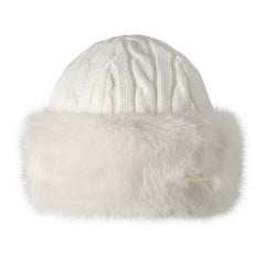 Barts Fur Cable Bandhat White